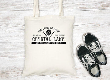 CAMP CRYSTAL LAKE TOTE BAG