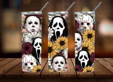 HORROR FLOWER TUMBLER