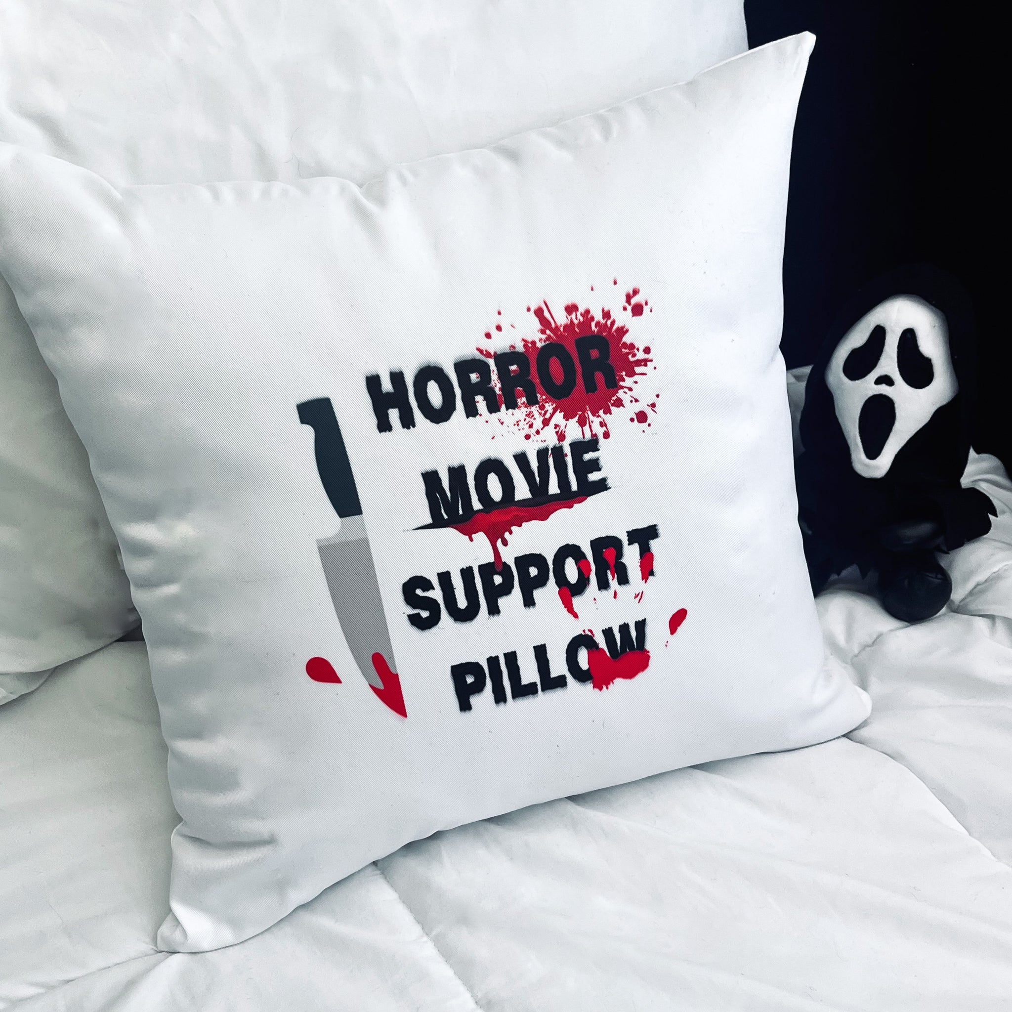 HORROR MOVIE SUPPORT PILLOWCASE COVER