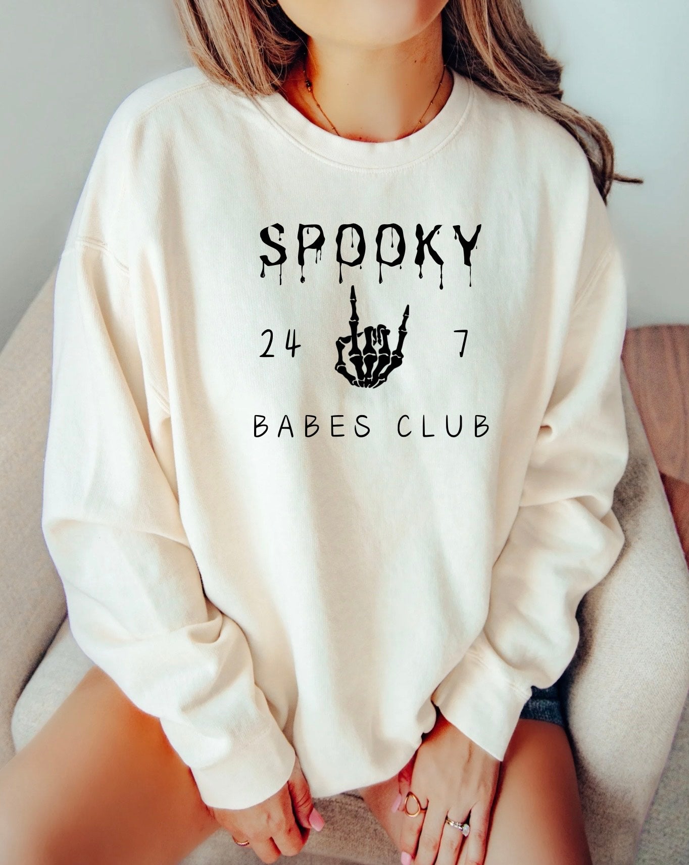 SPOOKY BABES CLUB PULLOVER