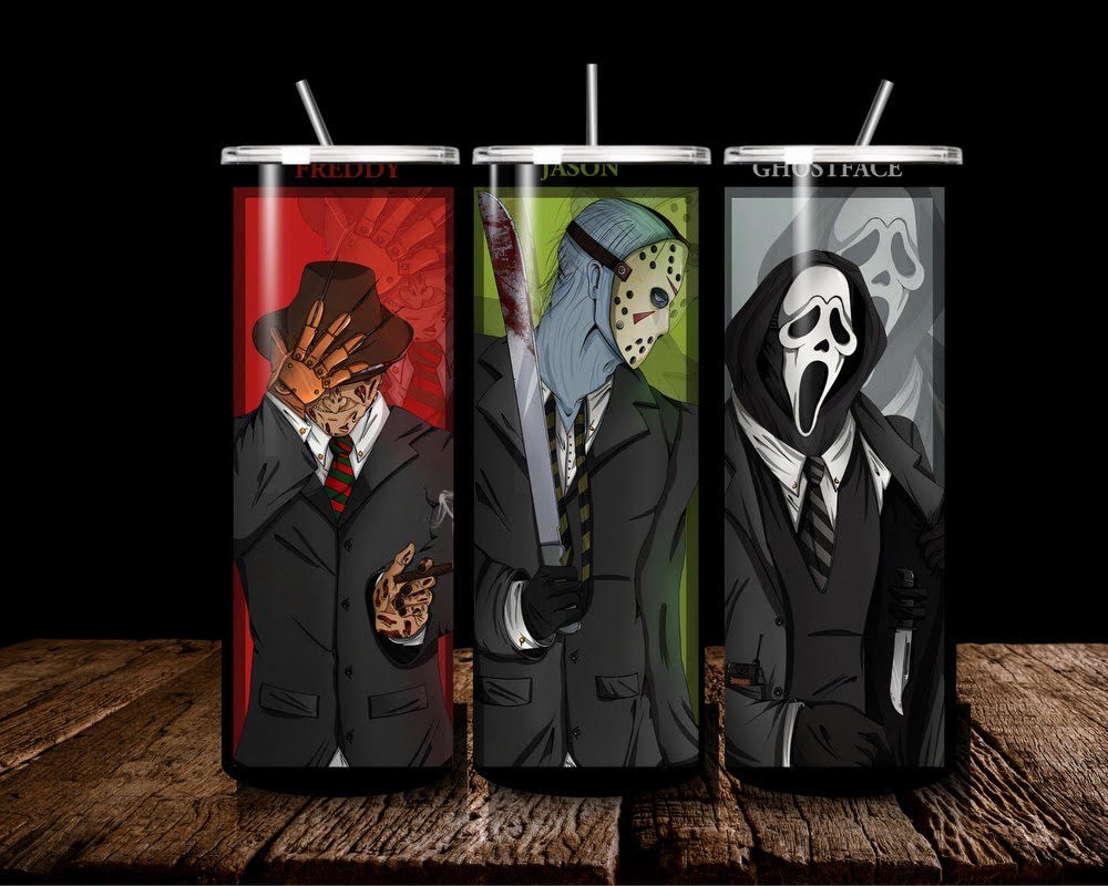 SUIT UP HORROR LOVERS TUMBLER