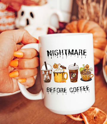 NIGHTMARE BEFORE COFFEE MUG