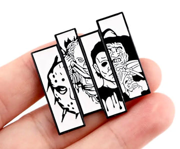 HORROR FACES PIN